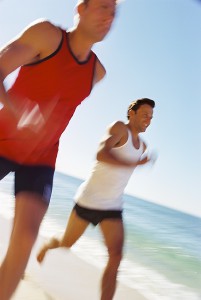Running beach